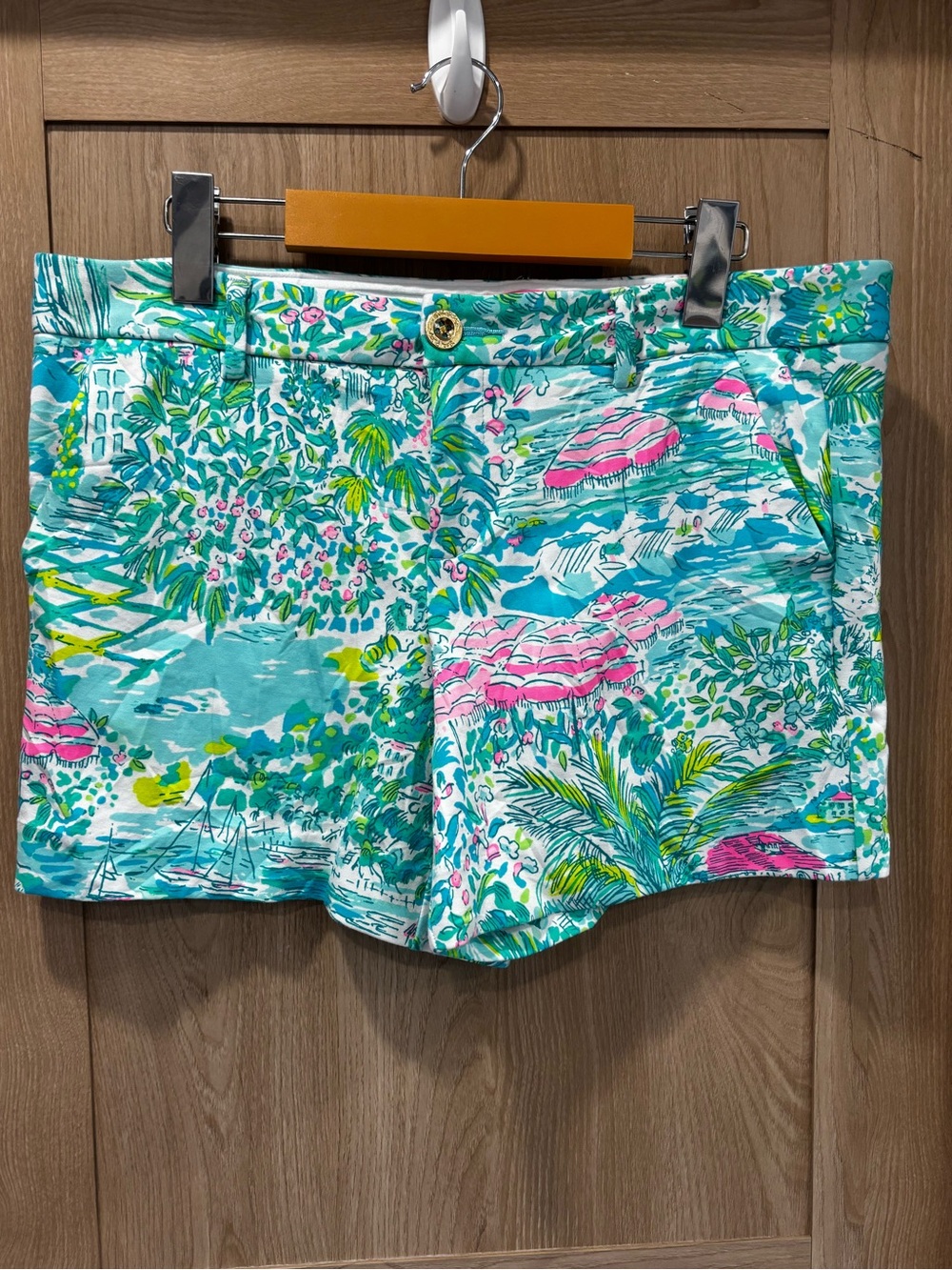 Lilly Pulitzer Callahan Shorts Size 8 Beach Colourful Vacation Summer